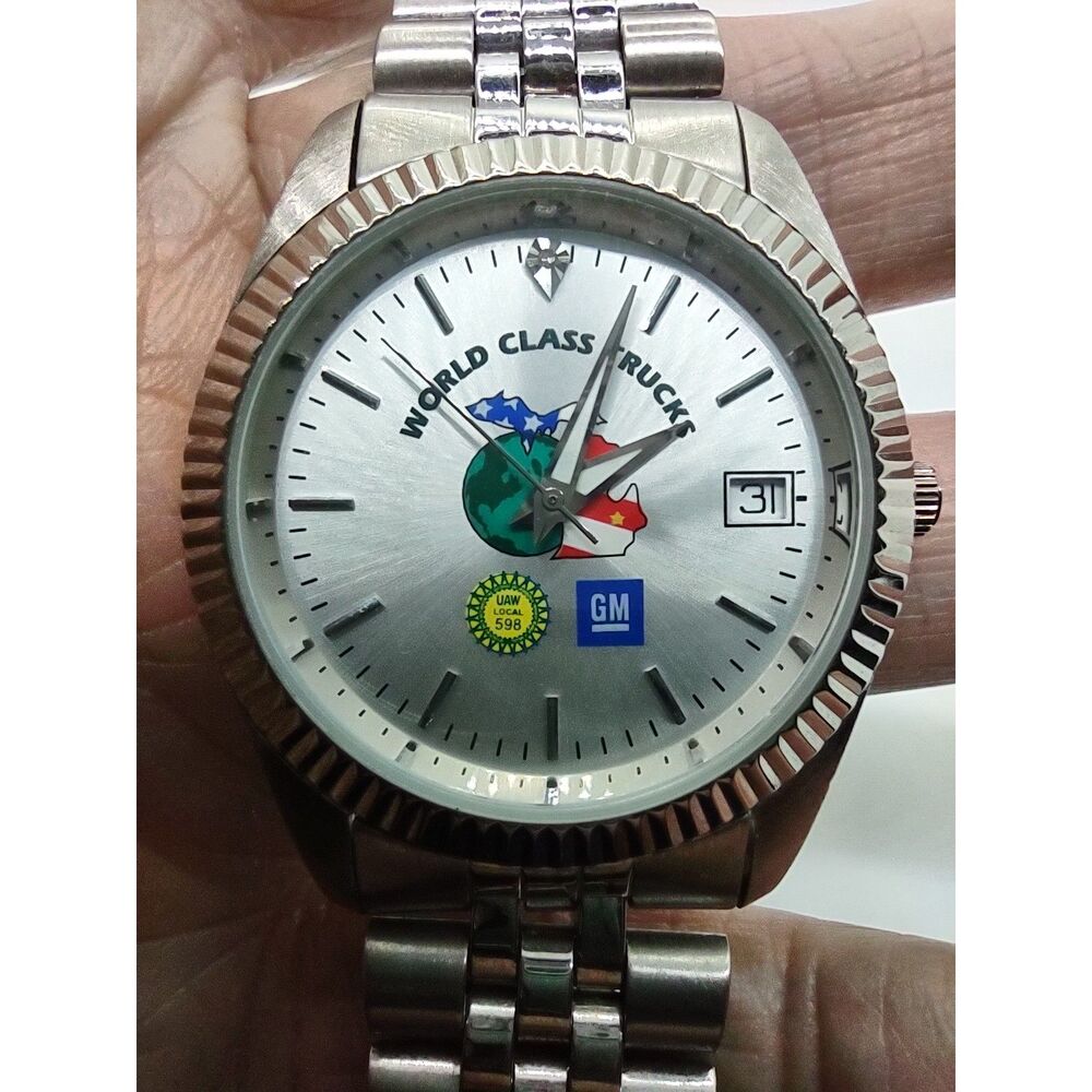 Local One SEIU World Class Trucks UAW Local 598 GM Vintage Date Watch